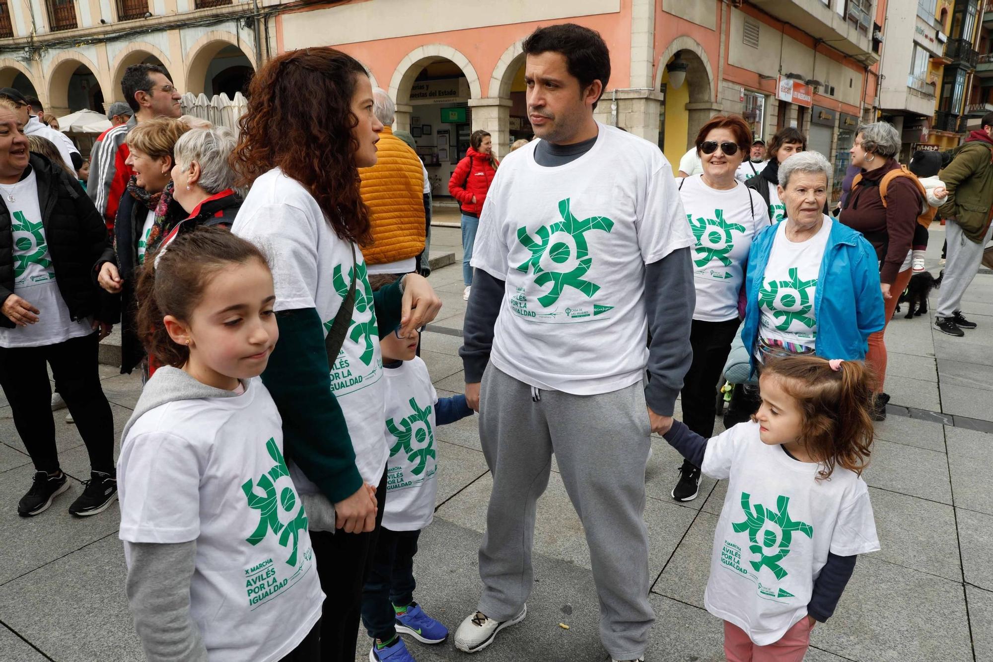 EN IMÁGENES: Así fue la décima edición de la marcha por la igualdad de Avilés