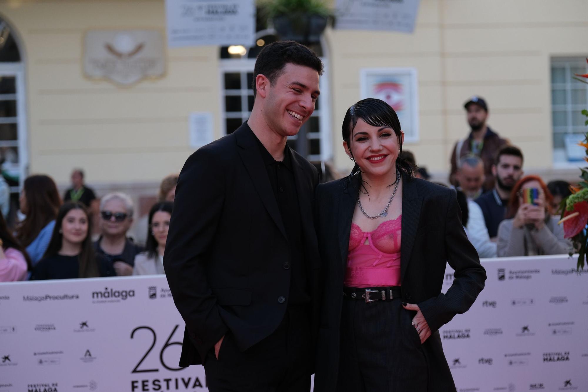 Las imágenes de la alfombra roja de la gala inaugural del 26 Festival de Málaga