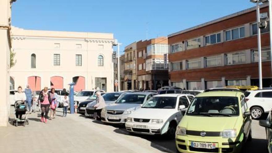 La plaça de la Palmera és un dels possibles punts de càrrega.