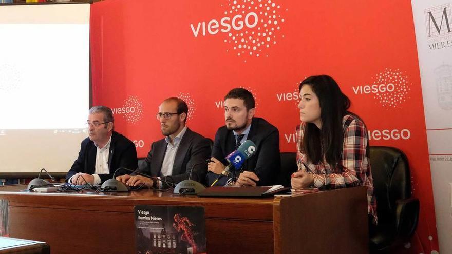 Sopeña, Martín, Hernando y Nozal, en la presentación.