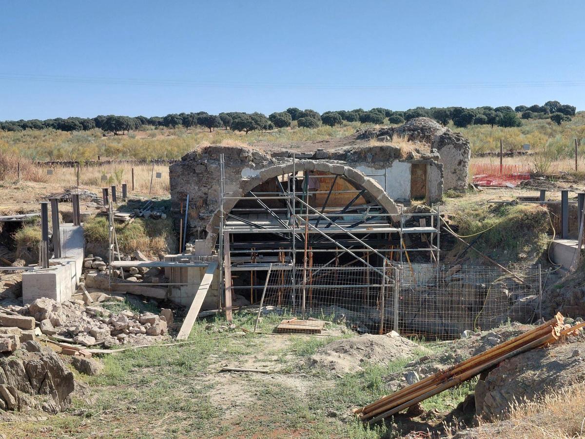 Cultura está rehabilitando la ermita de San Jorge.