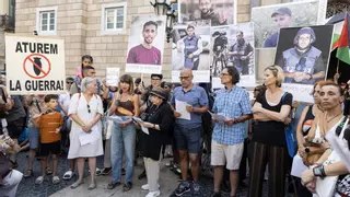 Un millar de periodistas catalanes condenan los asesinatos de compañeros en Gaza: “Israel no quiere testigos del genocidio”