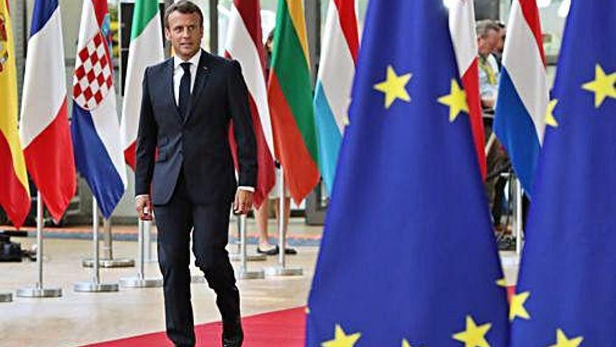 El president francès, Emmanuel Macron, a Brussel·les