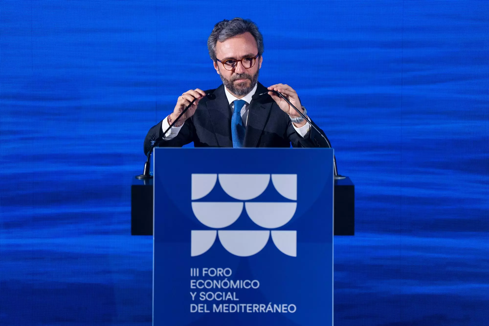 Aitor Moll en el Foro del Mediterráneo