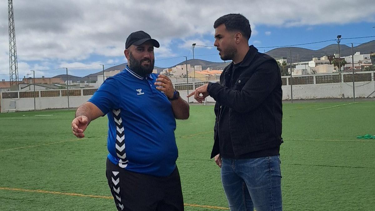 Telde aprueba la rehabilitación del césped artificial y sistema de riego del campo de fútbol de La Herradura