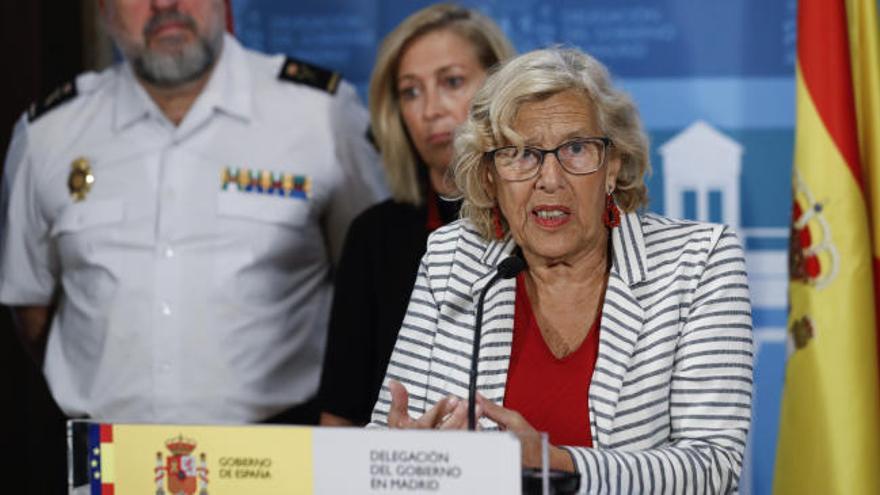 Carmena: &#039;&#039;No hay ya cesión ninguna de esos locales&#039;&#039;