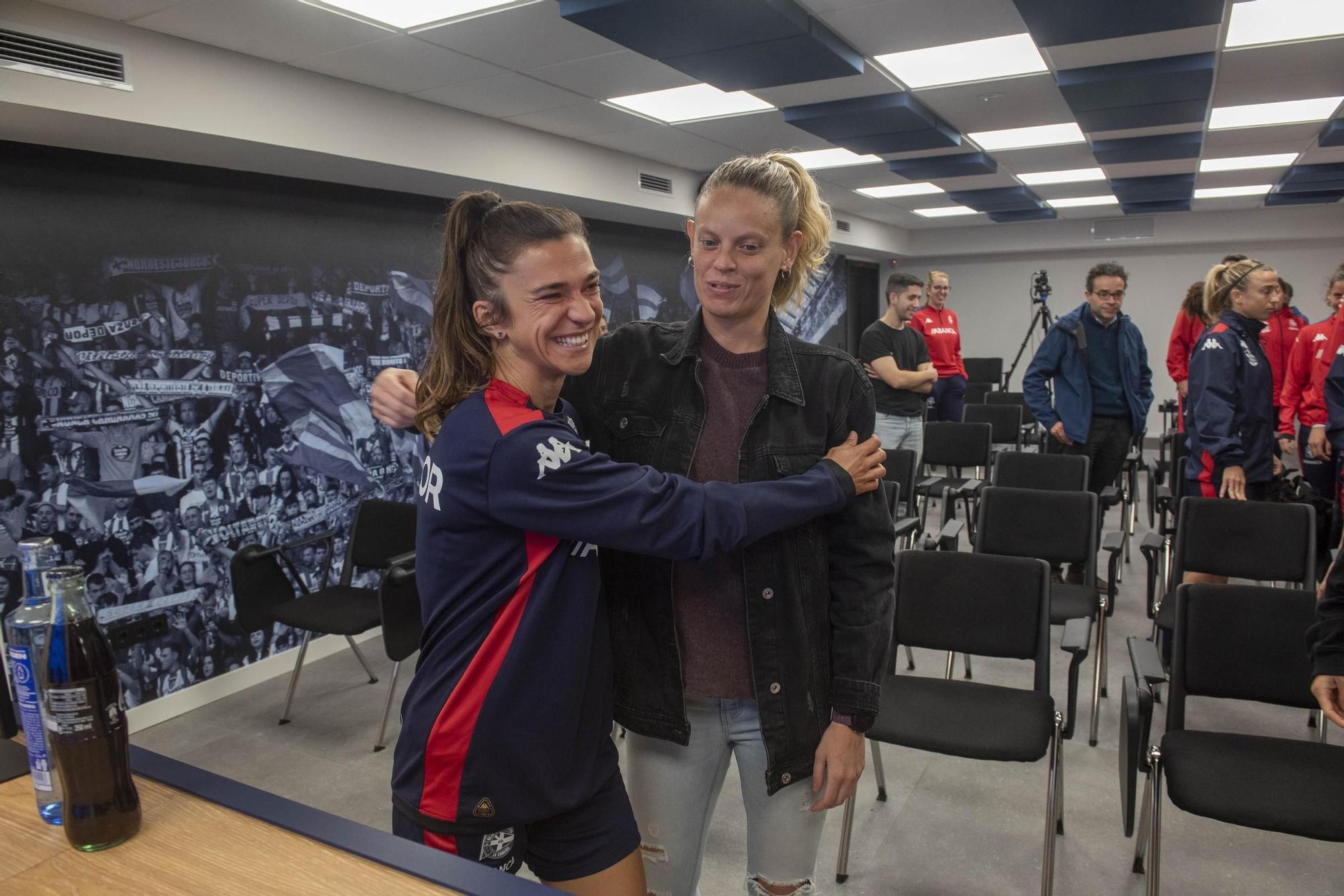 Despedida de Irene Ferreras como entrenadora del Deportivo