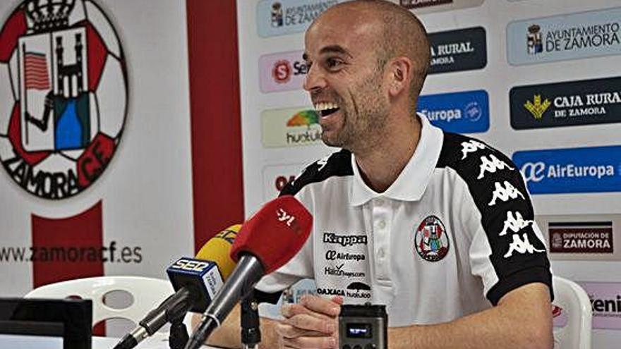 Sergio García, ayer en rueda de prensa.