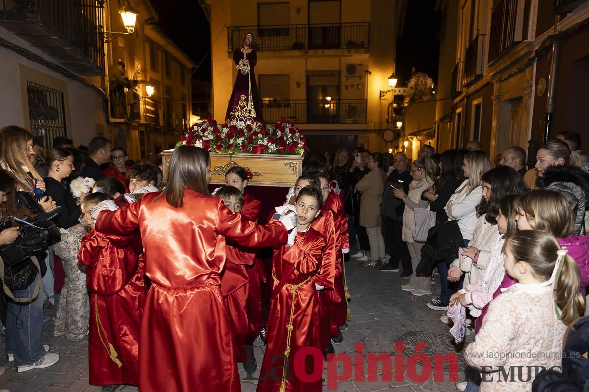 Los niños toman las calles de Caravaca en la procesión de Lunes Santo