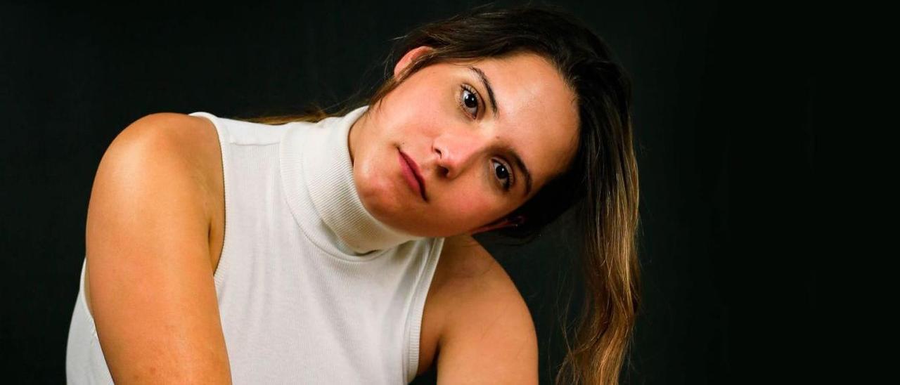 La actriz Andrea Peiteado, en una fotografía de estudio.