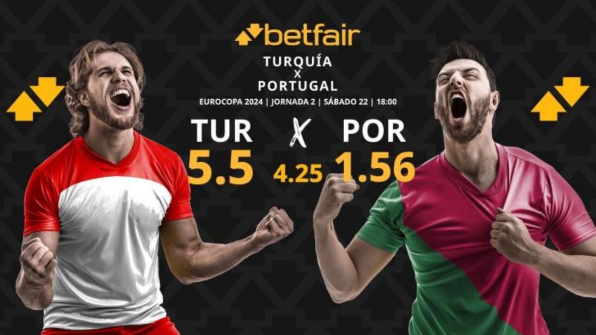 Pronósticos Turquía vs. Portugal: horario, TV, estadísticas y clasificación