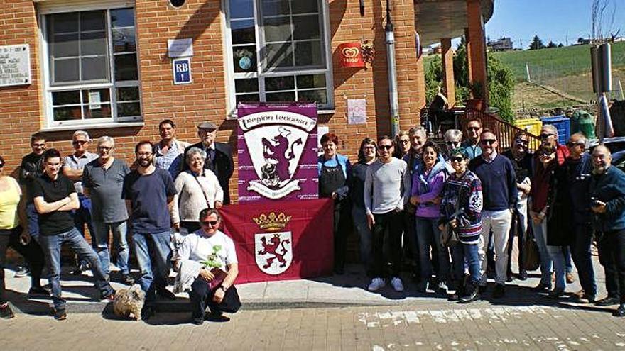 Integrantes de la Asociacion gastronóica Región Leonesa del Buen Yantar.