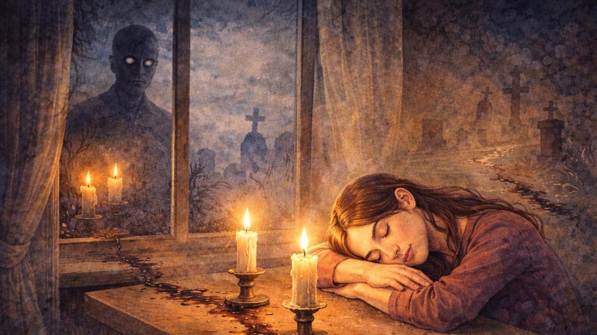 En la Noche de las Ánimas Lucía siente un susurro y una presencia, ¿será suficiente encender la vela de su abuela?