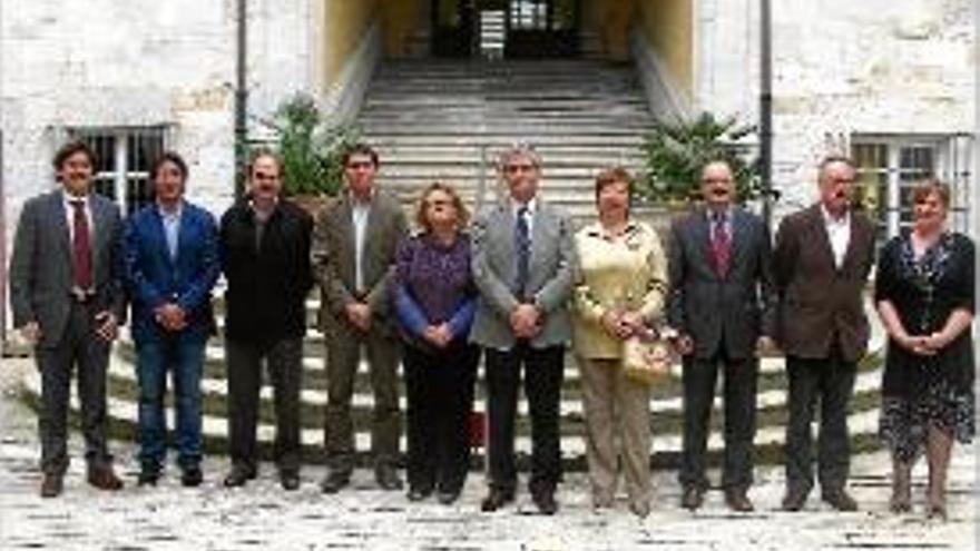 Els diputats visiten la Generalitat a Girona