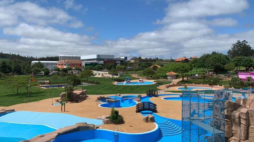 Vista del Aquapark de Cerceda. |   // LA OPINIÓN