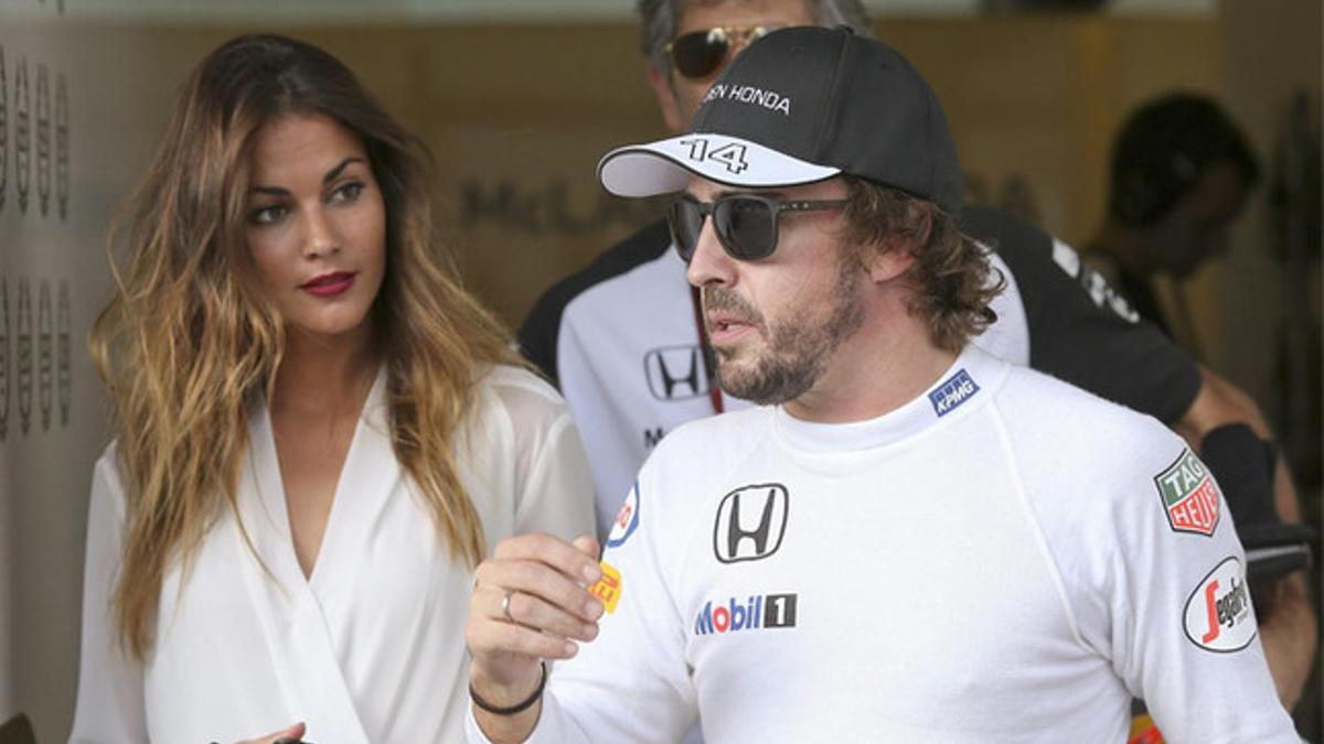 Fernando Alonso, en el circuito de Yas Island