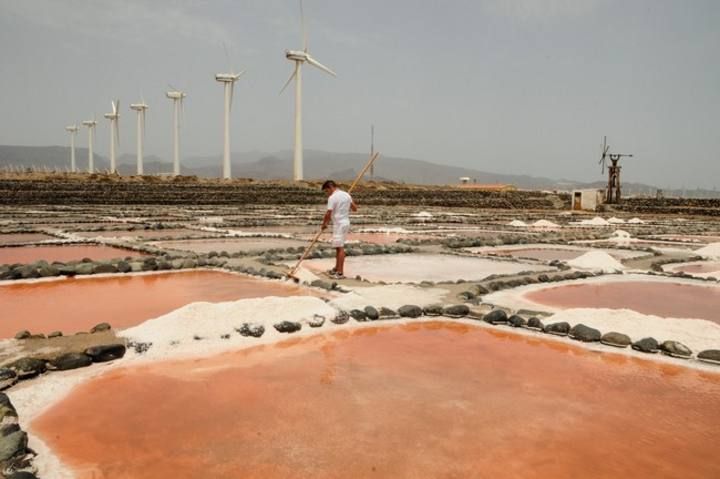 Reportaje en las Salinas de Tenefe en Pozo Izquierdo