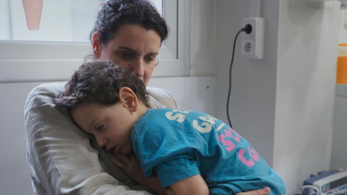 Marta, con su hijo Martí