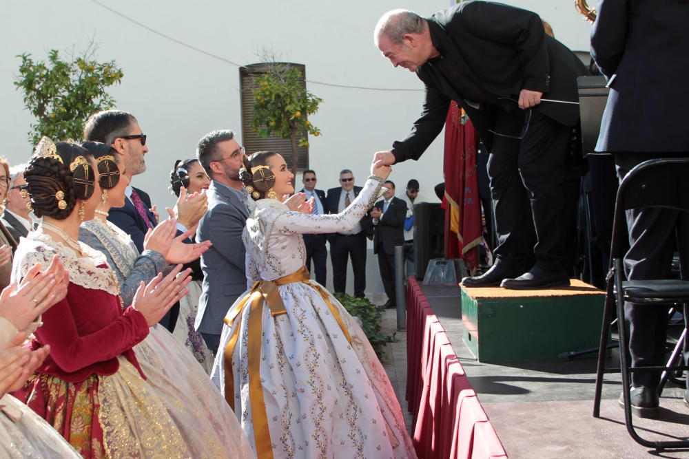 Mini-mascletà conmemorativa de la declaración de las Fallas como Patrimonio de la Humanidad