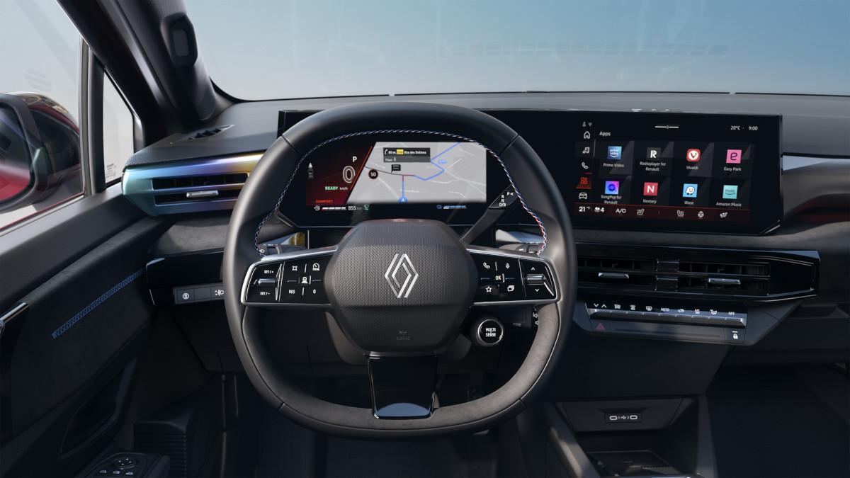 Interior del nuevo Renault Clio de sexta generación