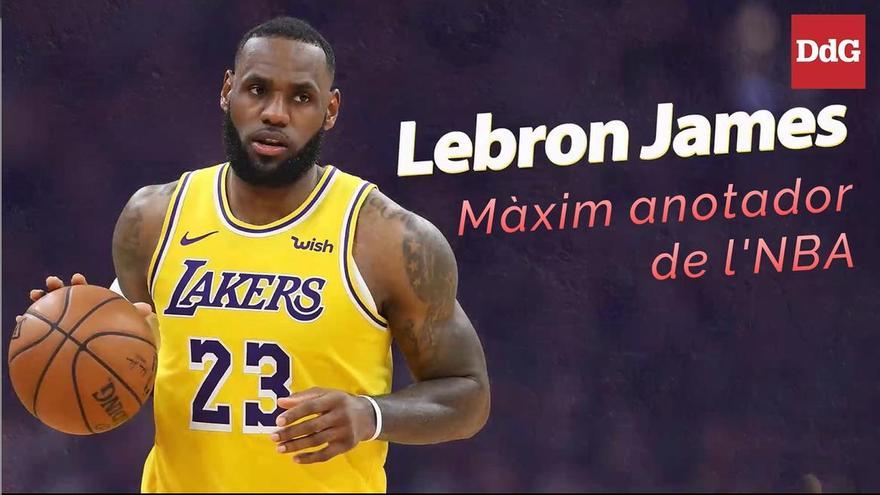 Vídeo: Lebron James màxim anotador de l'NBA