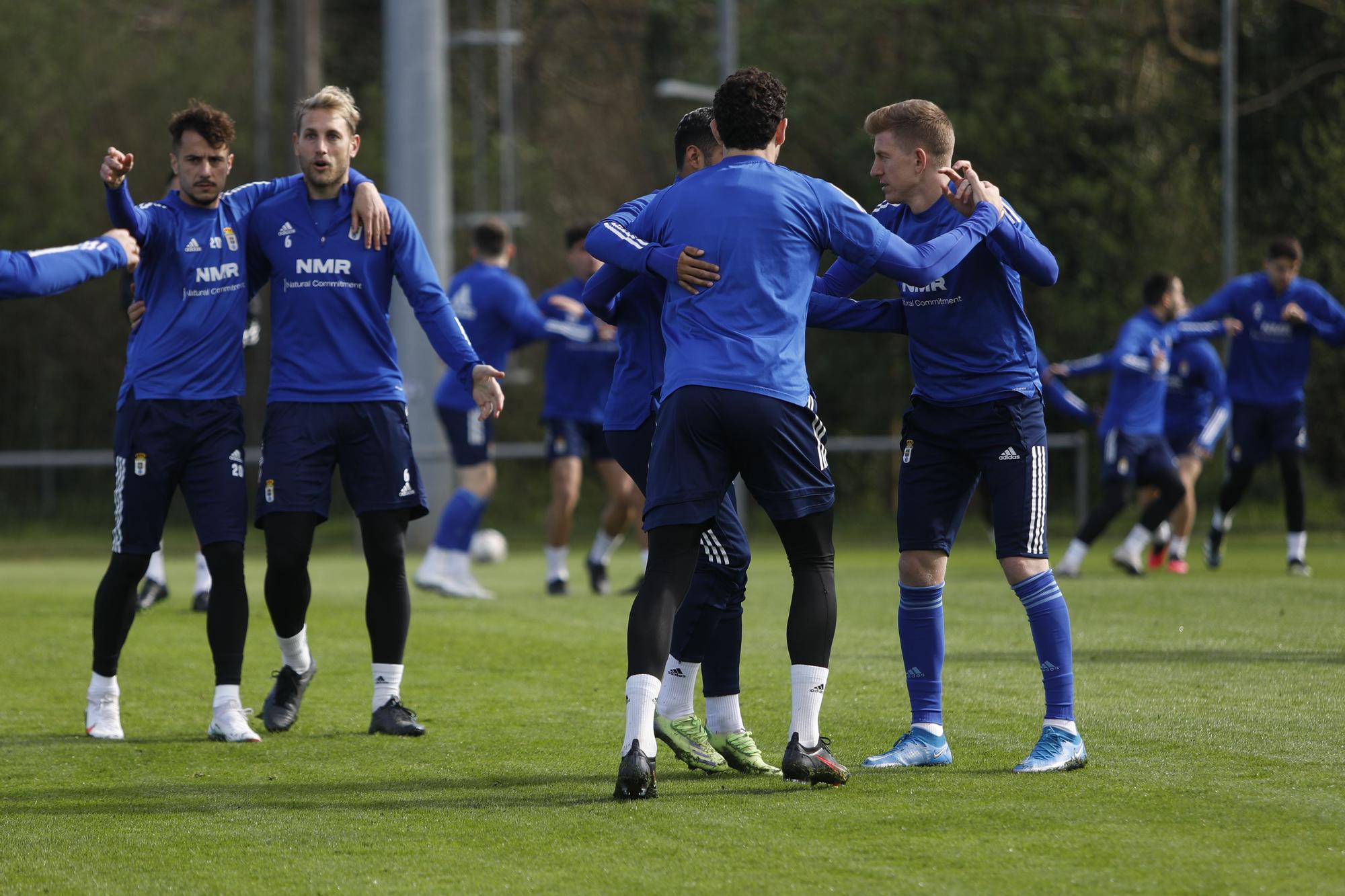 El entrenamiento del Oviedo