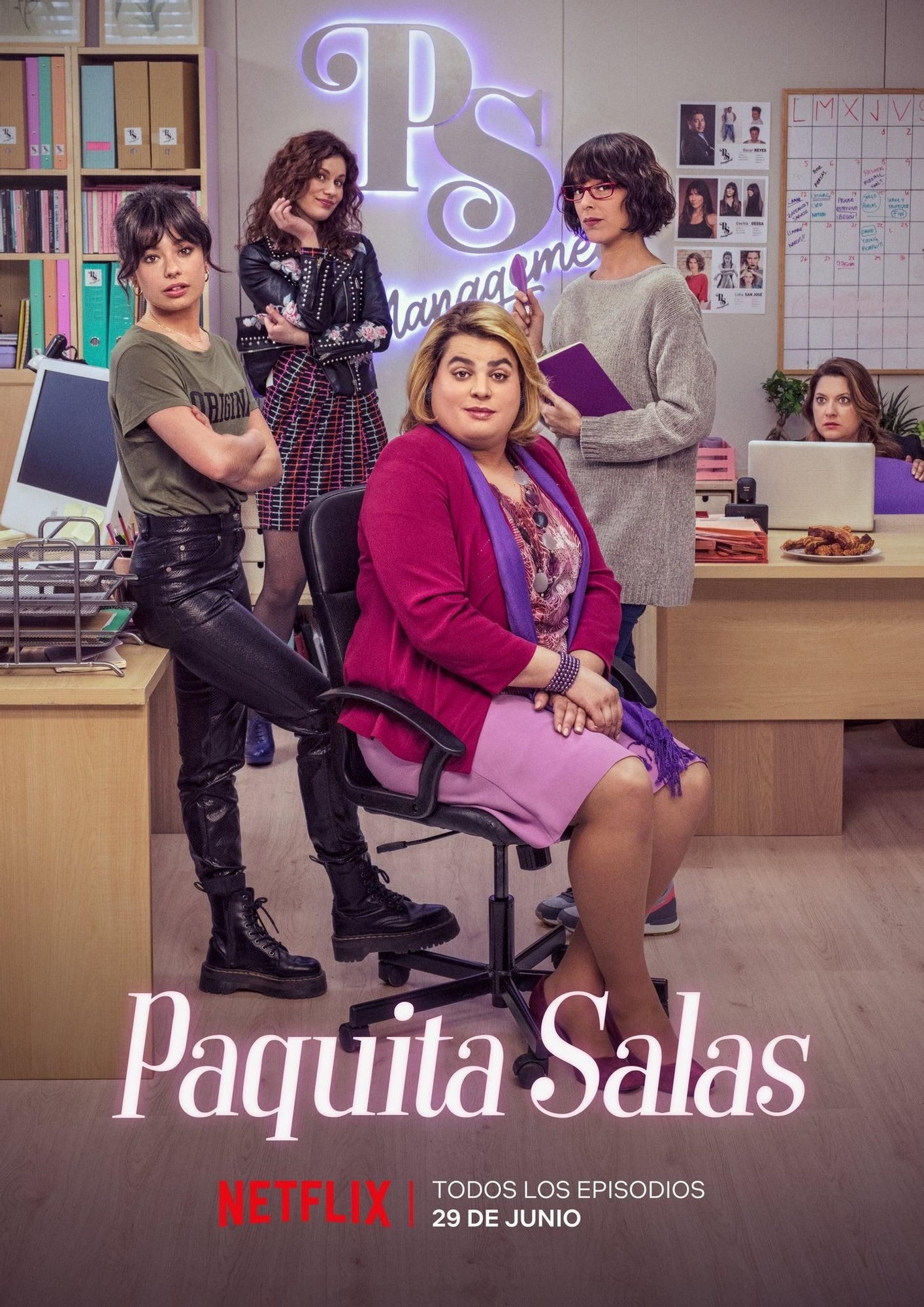 Cartel promocional de Paquita Salas