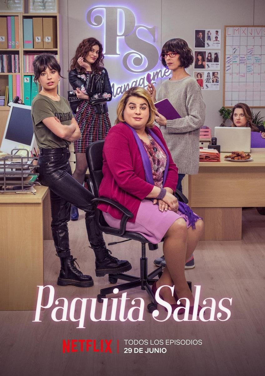 Cartel promocional de Paquita Salas