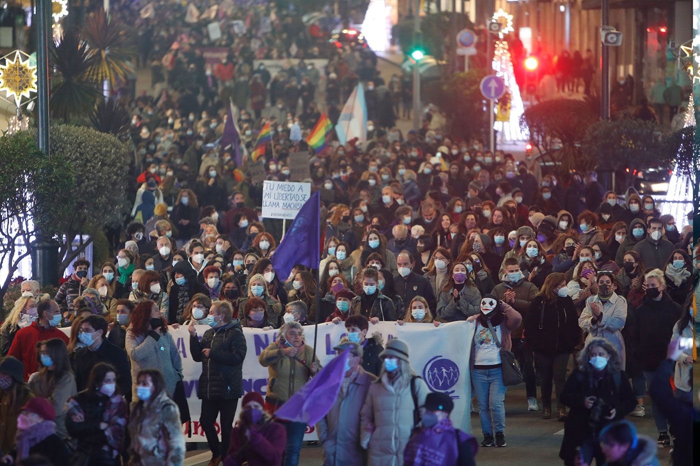 Libres, iguales y seguras: Vigo sale a la calle para gritar por todas las mujeres