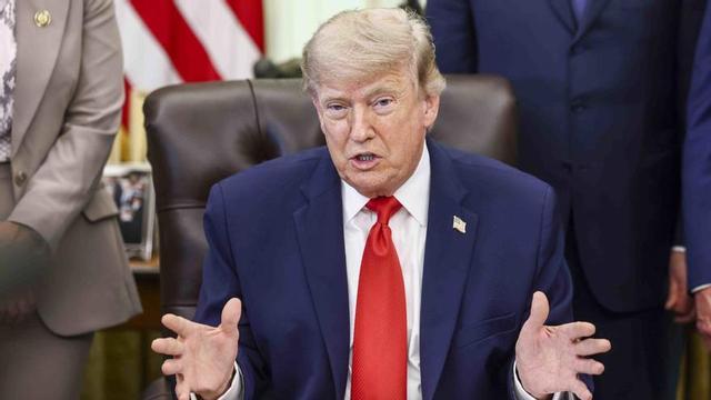 El president nord-americà, Donad Trump, al Despatx Oval. | EUROPA PRESS / POOL VIA CNP