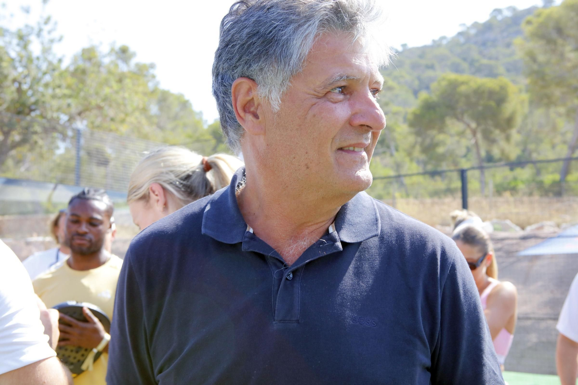 Johannes B. Kerner, Jürgen Klopp und Jens Lehmann duellieren sich auf dem Padel-Platz in Santa Ponça