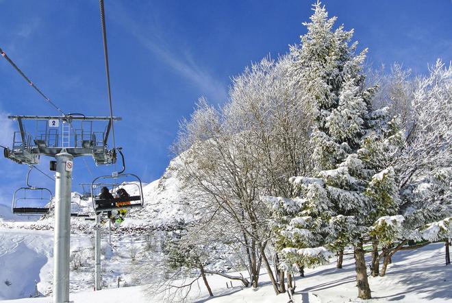 Teleférico, esquiar gratis en el Pirineo francés