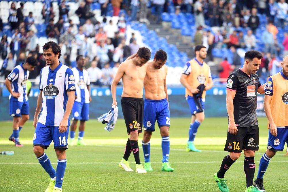 El Dépor cae en Riazor ante el Espanyol