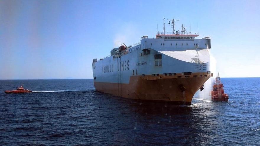 Der Frachter befindet sich inzwischen im Hafen von Palma de Mallorca.