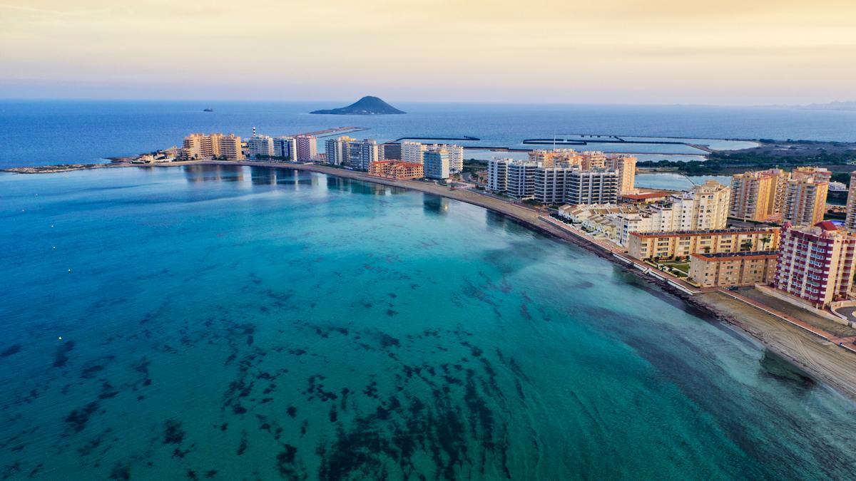 Panorámica de La Manga del Mar Menor