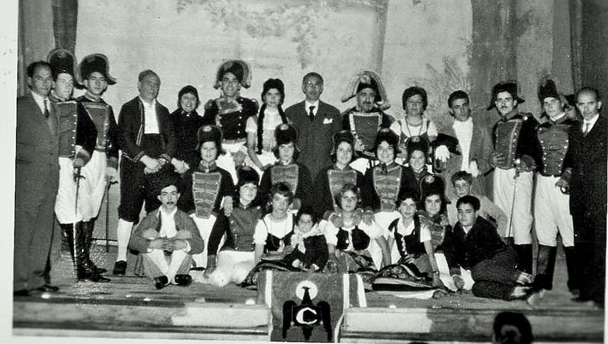 Cuadro Artístico del Círculo Católico, 1960. Colección José Víctor Rodríguez López