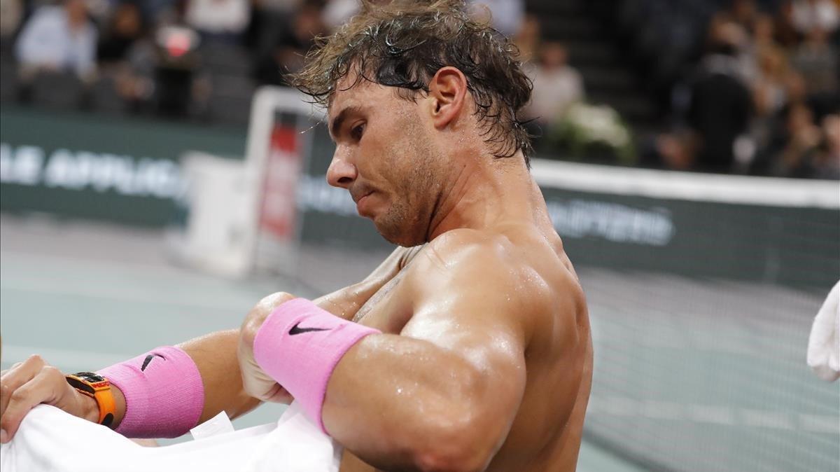 aguasch50701293 november 1 2019   paris  france   spain s rafael nadal won h191102170627