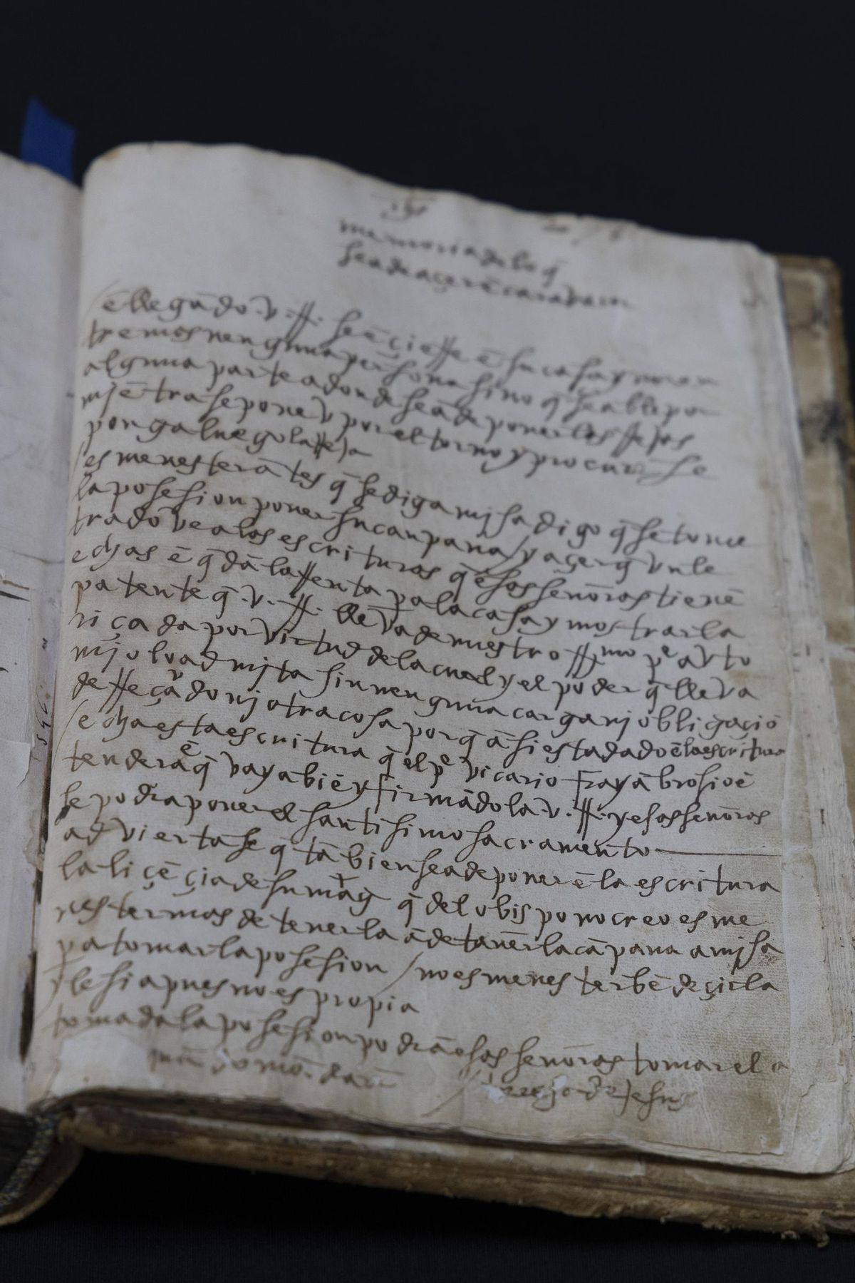 Cultura digitaliza la carta original de Santa Teresa de Jesús sobre la fundación del convento de las Carmelitas Descalzas en Caravaca de la Cruz