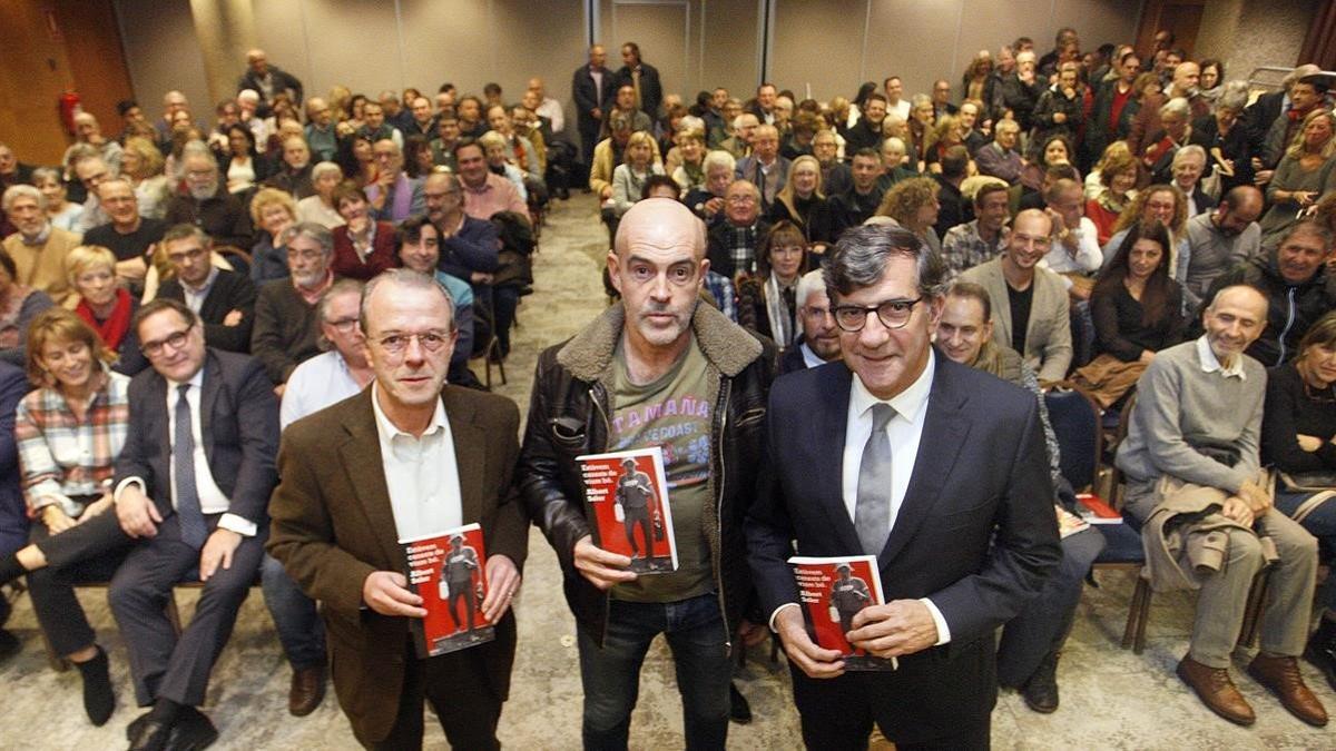 Albert Soler, entre Jordi Xargayó y Carles Monguilod