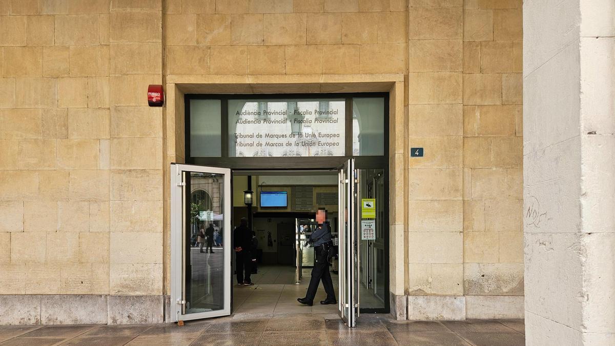 Imagen de archivo de la Audiencia de Alicante.