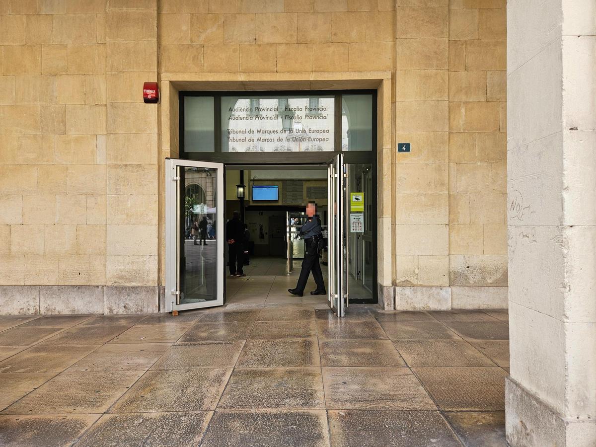 Imagen de archivo de la Audiencia de Alicante.