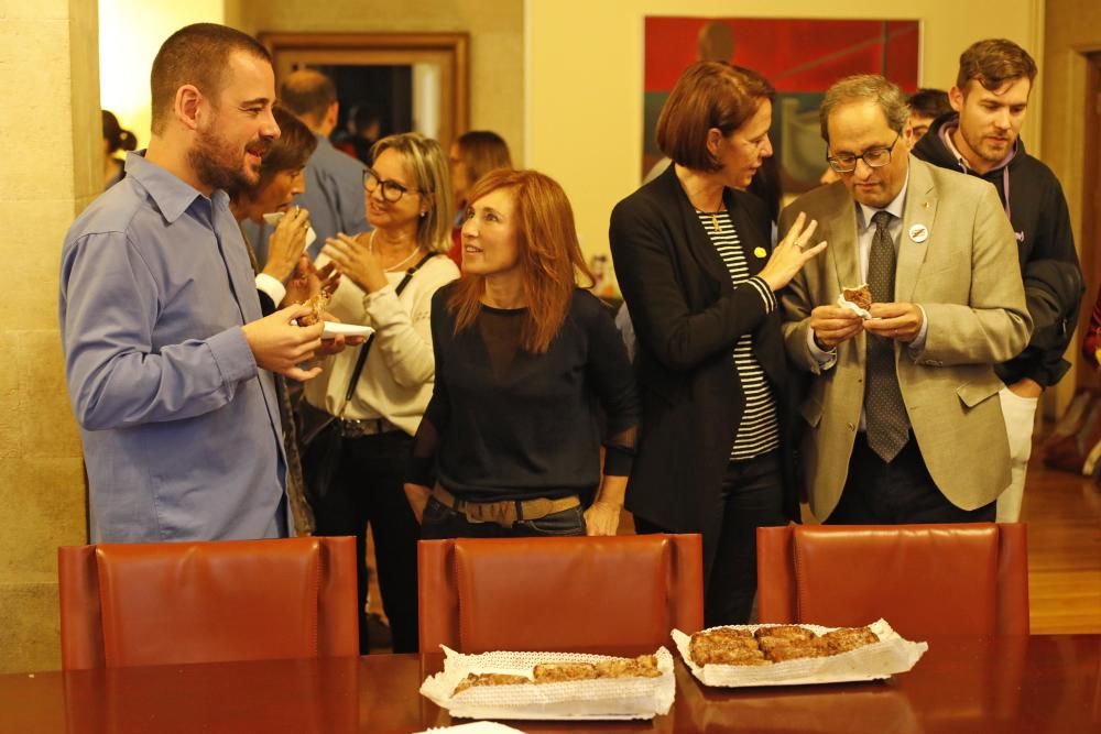 Torra «homenatja» Puigdemont a les Fires de Girona