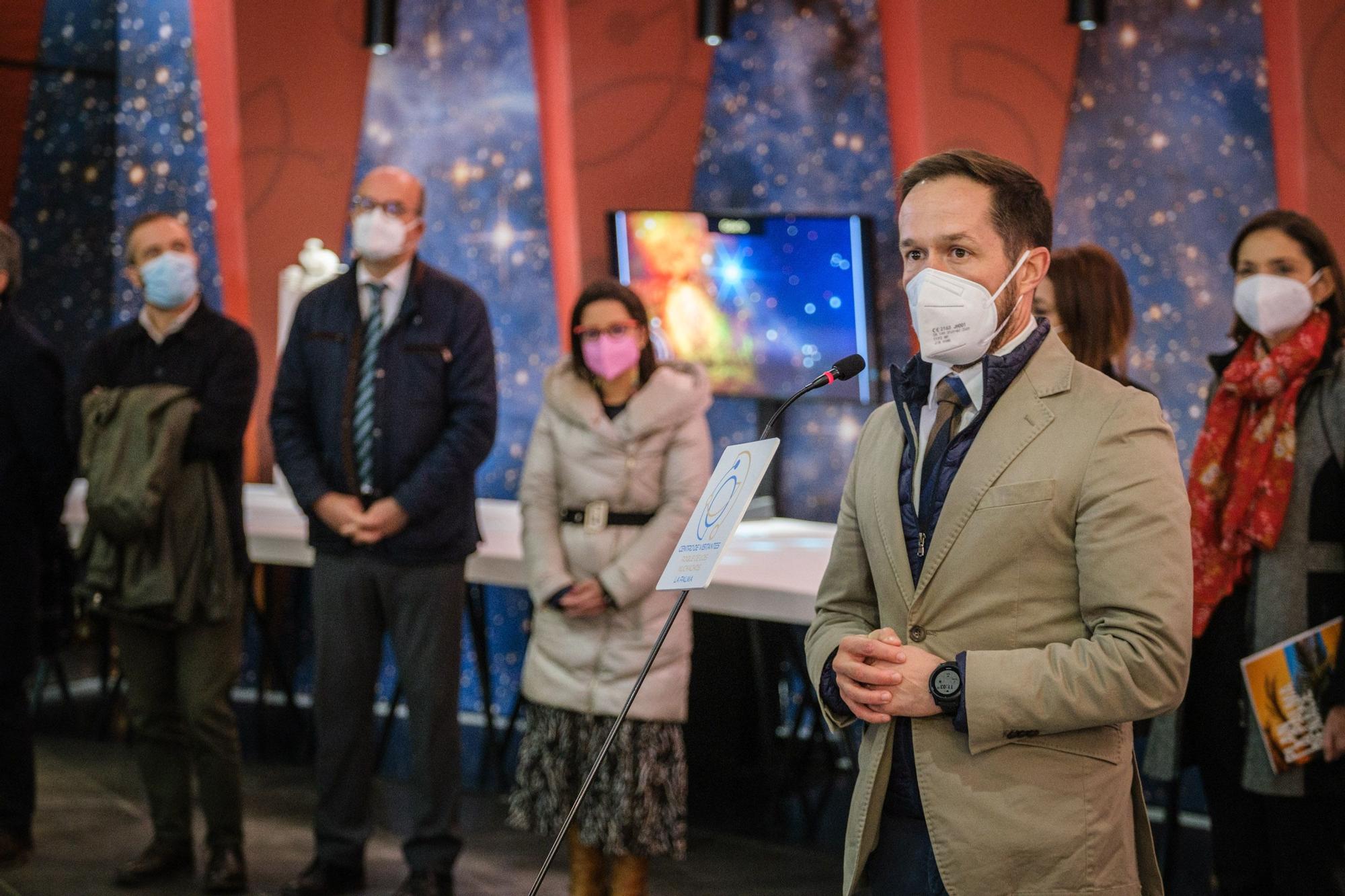 Inauguración del centro de interpretación en el Roque de los Muchachos, en La Palma (19/12/2021)