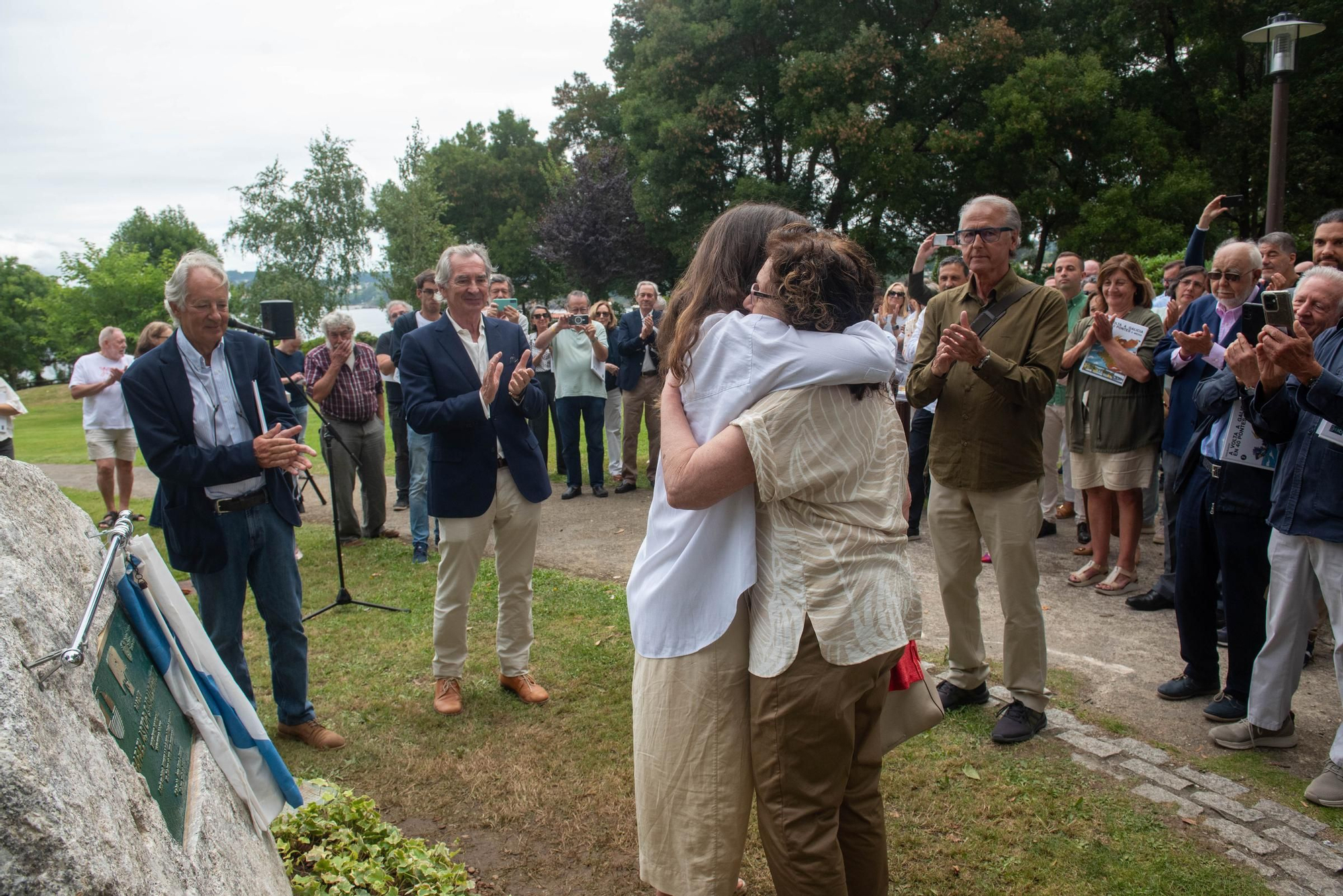 Inauguración del parque Rafael Castor Casdelrrey en Bastiagueiro