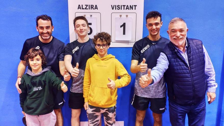 El Alzira Tenis Taula jugará por séptimo año la fase de ascenso