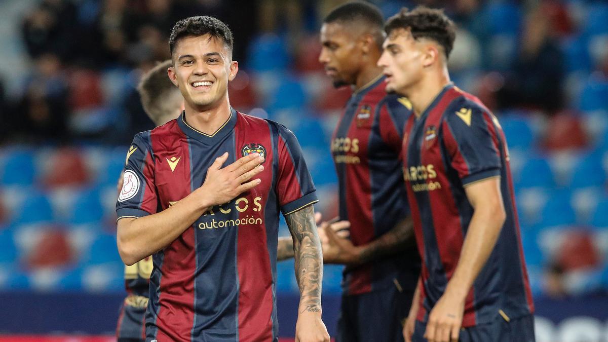 Brugué celebra un gol ante el Andorra