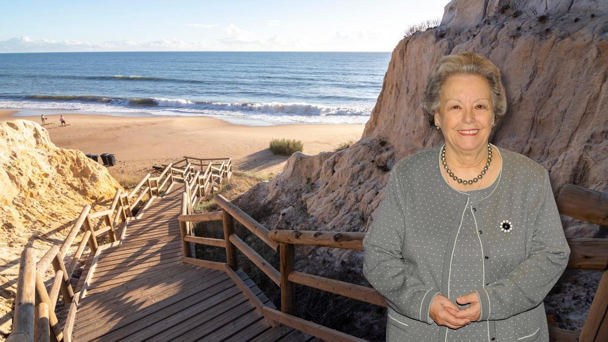 El refugio de María Galiana es una playa y es esta.