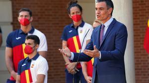 Pedro Sánchez demana als olímpics que posin Espanya «a dalt de tot del podi»