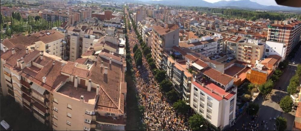 Actes de la Diada a Salt