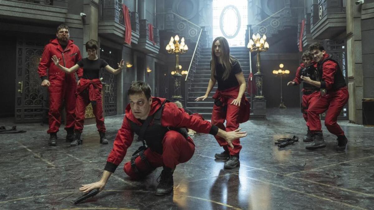 La casa de papel.